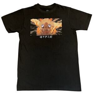 Hot Topic Demon Slayer Inosuke Graphic Tee Size M Black